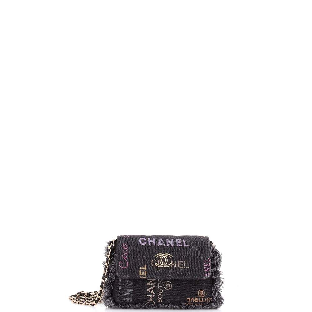 Chanel Denim Mood Flap Clutch With #260977C26B